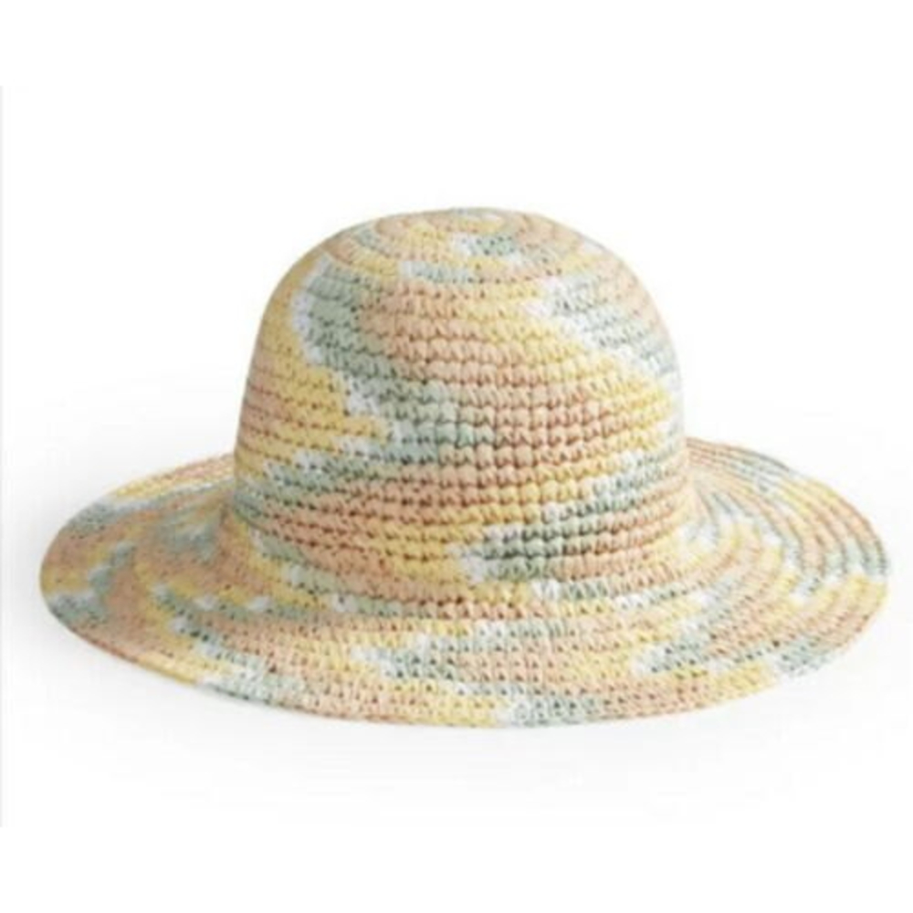 Nordstrom bp Multicolor Women Woven Straw Hat In Soft Pink Multi  One Size